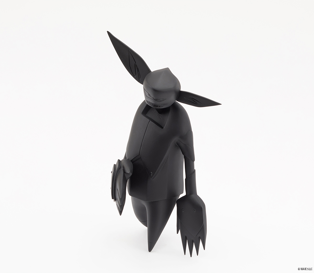 FL-003 "39MEG" Japanese Bronze Kurotani Sculpture (Black), view 4 of 8