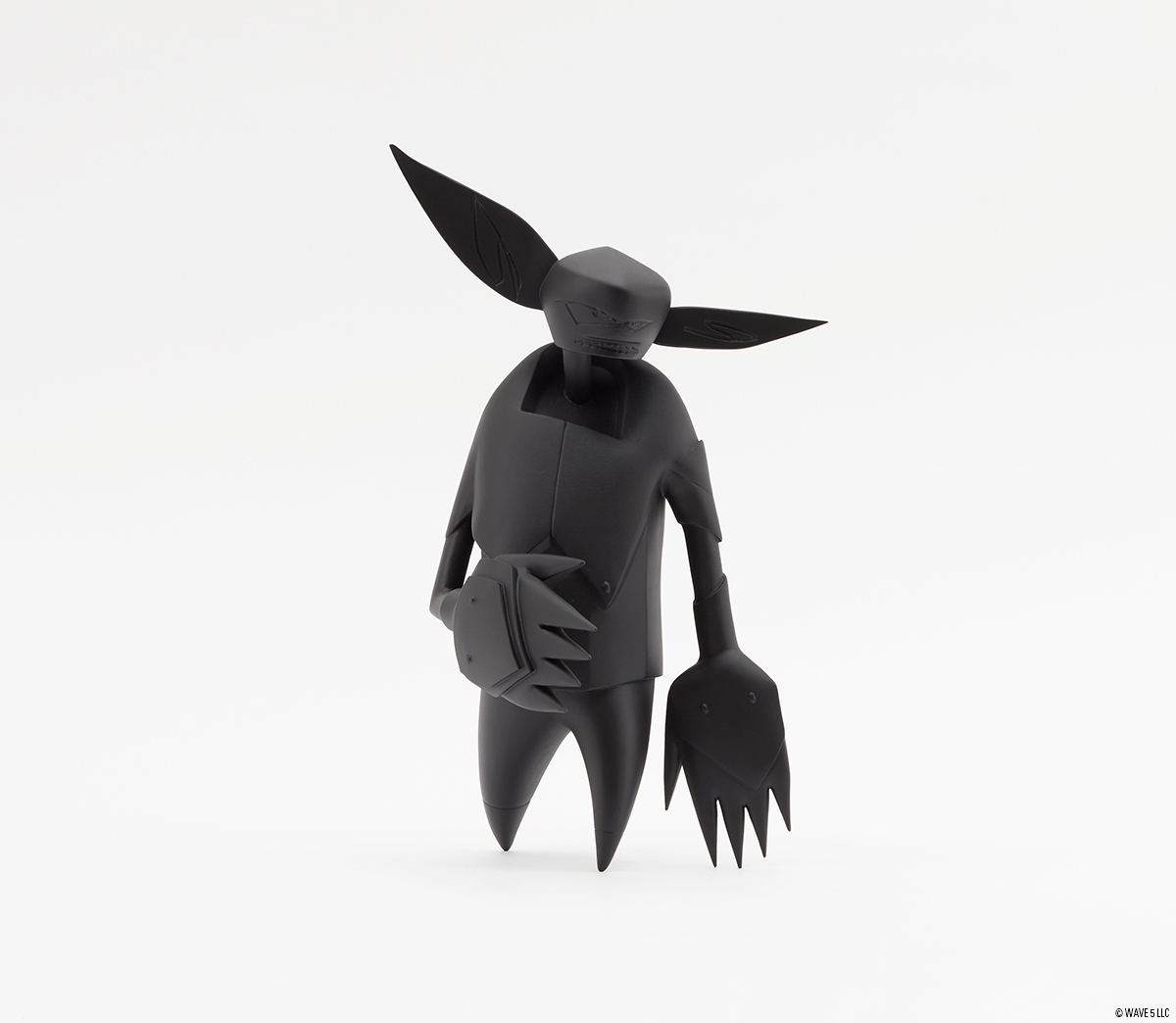 FL-003 "39MEG" Japanese Bronze Kurotani Sculpture (Black), view 5 of 8
