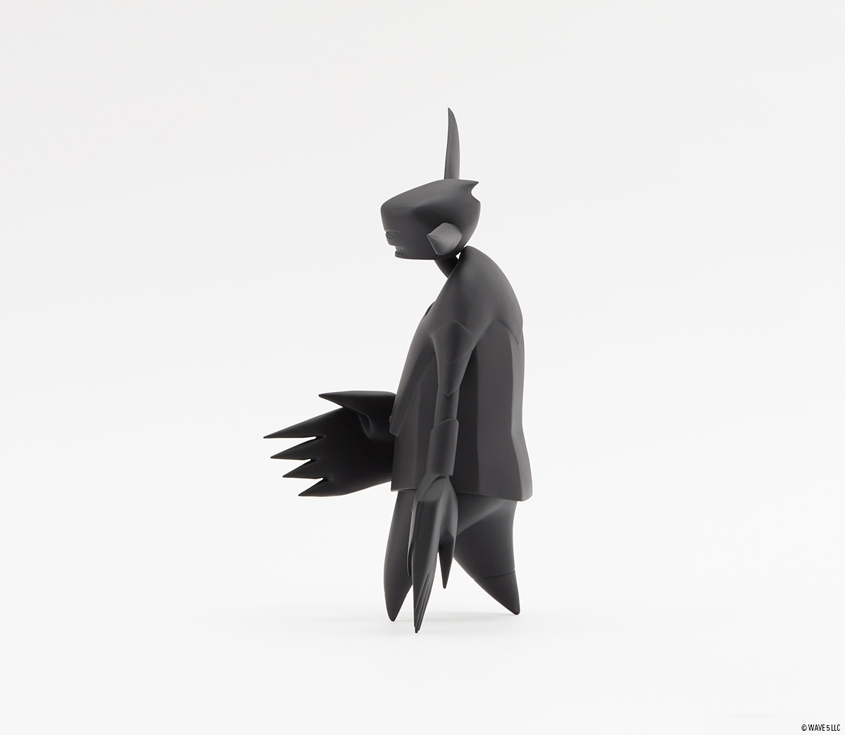 FL-003 "39MEG" Japanese Bronze Kurotani Sculpture (Black), view 6 of 8