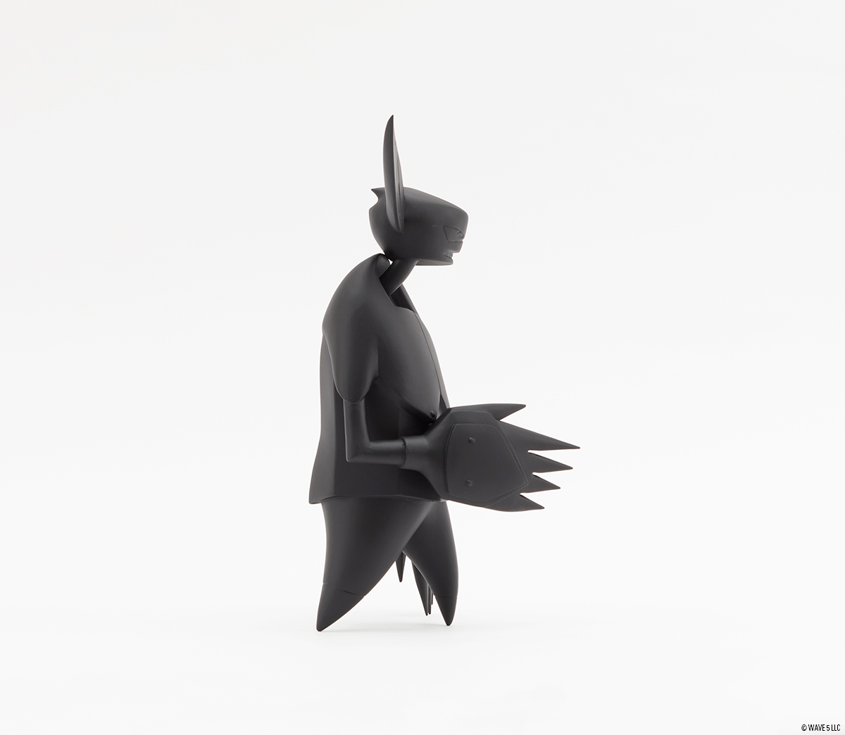 FL-003 "39MEG" Japanese Bronze Kurotani Sculpture (Black), view 8 of 8