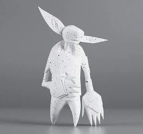 Futura FL-003 Pointman, white with blue speckles
